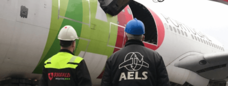 AELS vliegtuig demonteren recycling